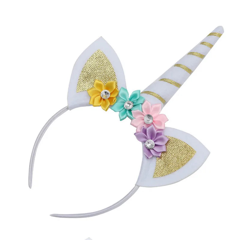 Girls Unicorn Flower Dress Kids Pastel Tutu Dress Crochet Tulle Dresses with Hairbow Set Ball Gown Children Party Costumes Dress