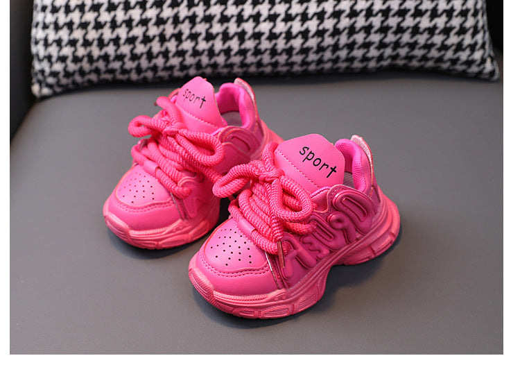Kids Sports Shoes Children Casual Running Shoes for Boys Girls Air Mesh Breathable Fashion Sneakers Spring Summer Anti-skid Soft