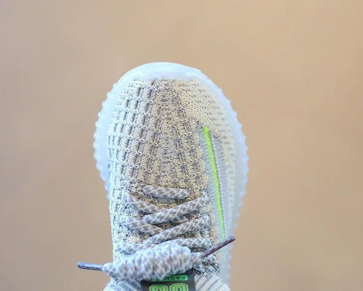 Size 21-32 Kids Casual Shoes Summer Boys Sneakers Breathable Knit Non-slip Shoes Lightweight Girls Casual Children's Shoes