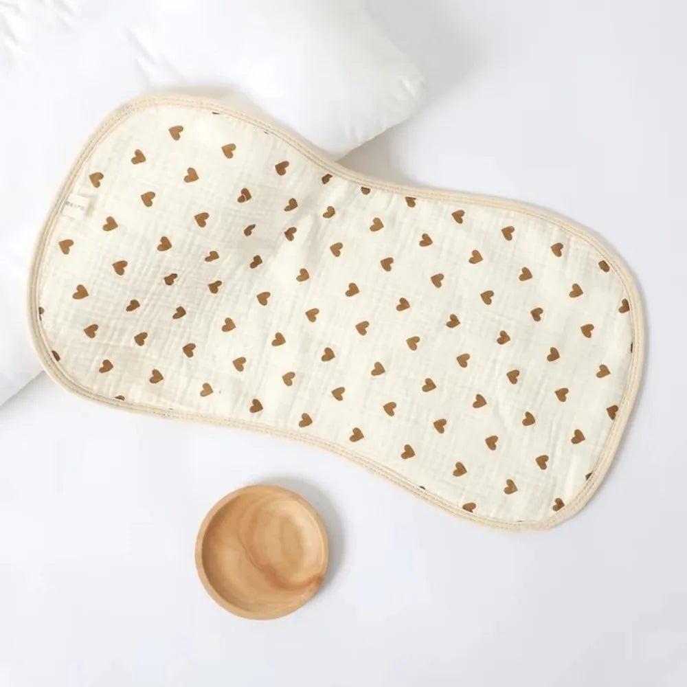New Six-layer Gauze Newborn Baby Burp Towel Absorbent Lightweight Baby Drool Towel Waterproof Shoulder Pad