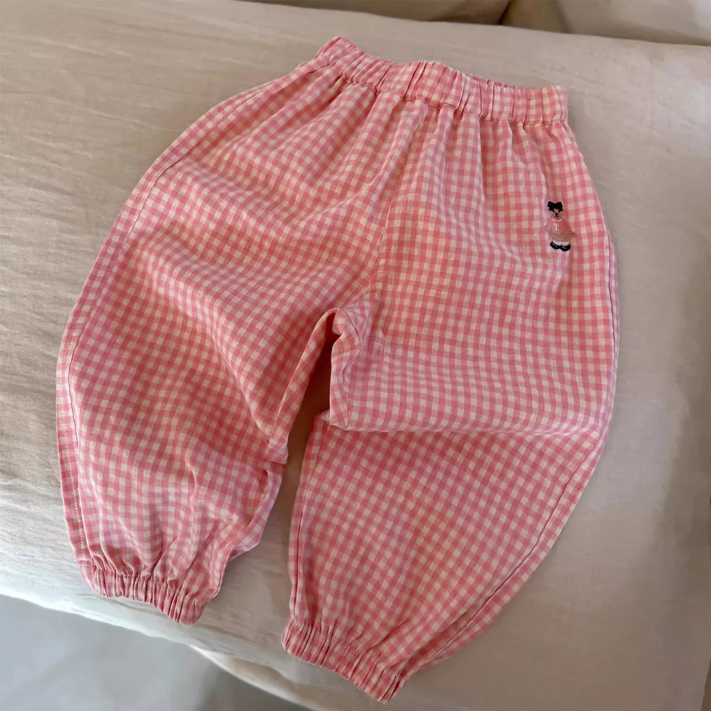 Cotton Versatile Kid Pantalons Casual Fashion Trousers Baby Pants Newborn Toddlers Autumn Spring Summer Soft Muslin Clothes Pant