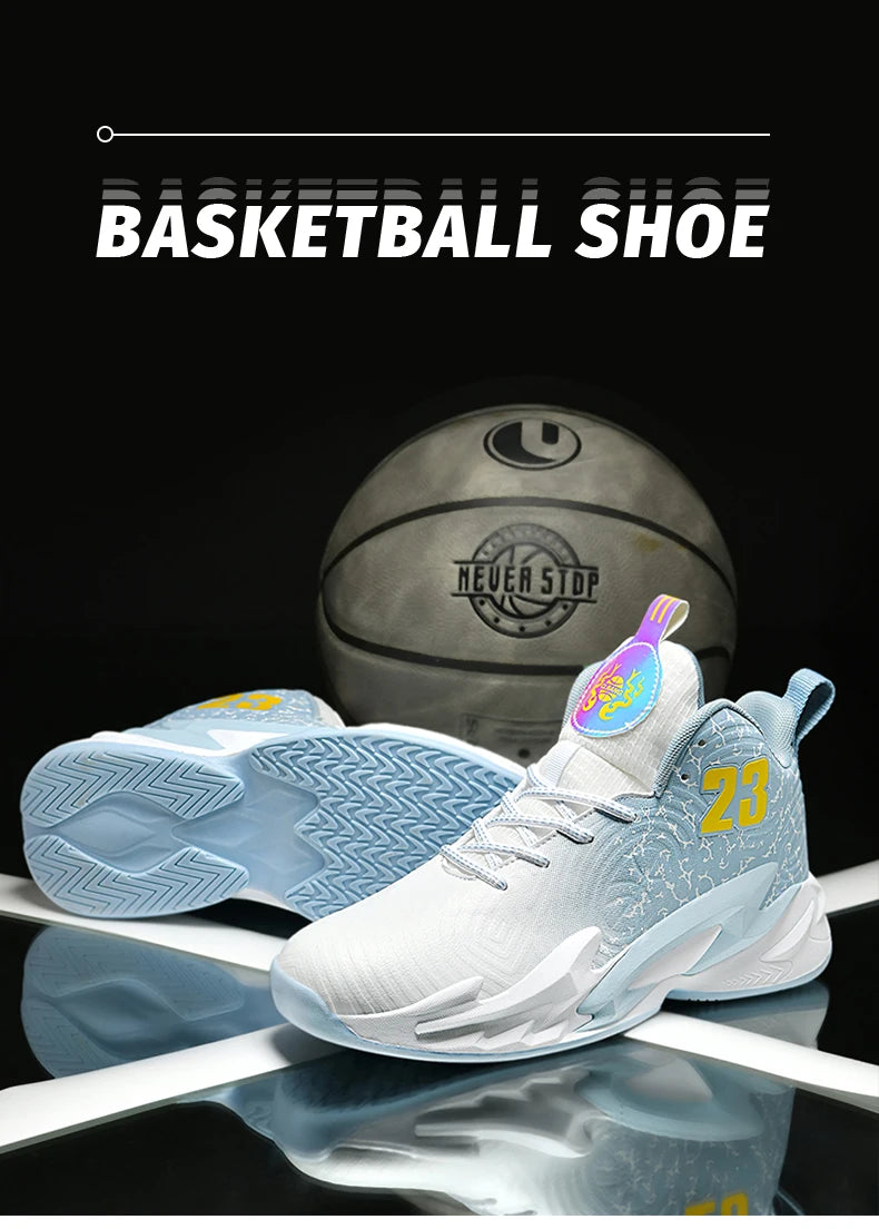 Basketball Shoes Breathable Non Slip Outdoor Fashion Unisex Sneakers