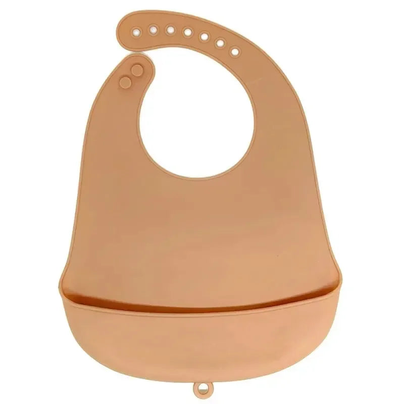 Silicone Baby Eating Bibs Easy to Clean Baby Bibs Drooling Towel Waterproof Children Silicone Bibs
