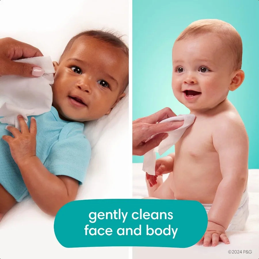 Pampers Baby Wipes Aqua Pure 99 waterbased wipes Hypoallergenic and Unscented Baby Wipes 672 Wipes Total 12 FlipTop Packs