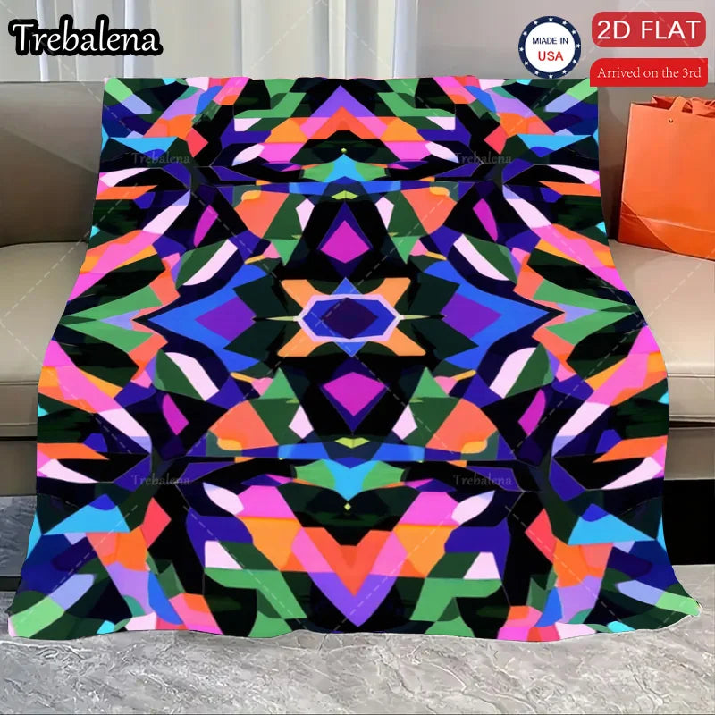Flannel Blanket-Soft Lightweight All-season Lion Face Print Soft Baby Blanket for Boys Girls Newborns Warm Cozy