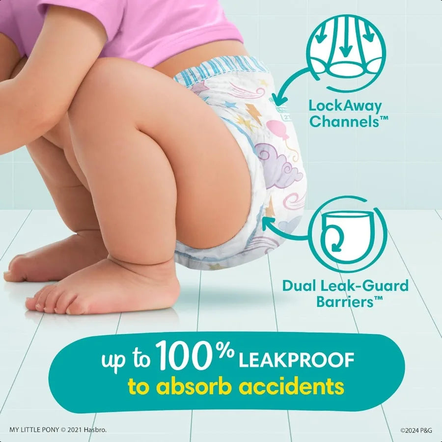 Pampers Training Pants Easy Ups Girls Boys Size 5T6T 84 Count Easy Pull Up Down Design Potty Underwear Packaging May Vary