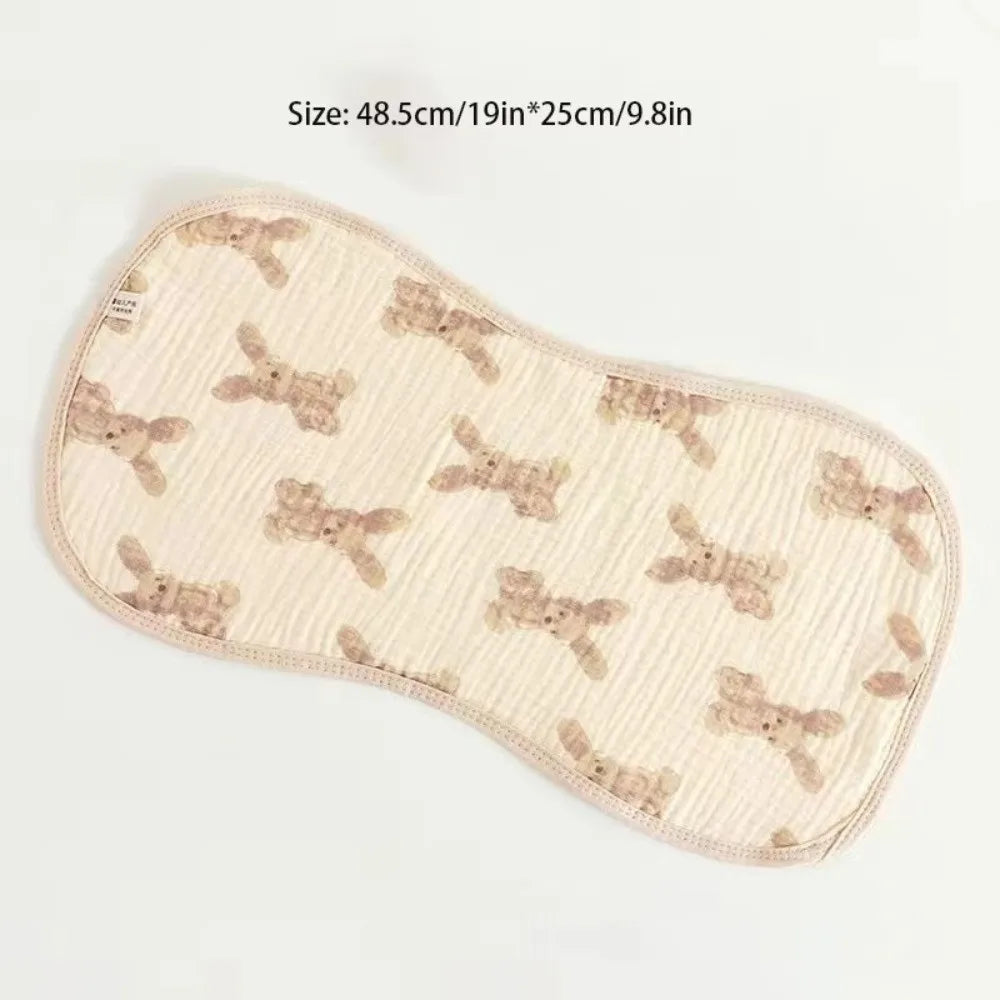 New Six-layer Gauze Newborn Baby Burp Towel Absorbent Lightweight Baby Drool Towel Waterproof Shoulder Pad