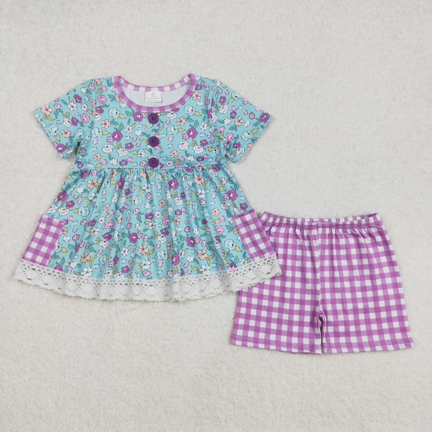 3.20 y NEW stock Baby Girls Summer Clothing Wholesale Boutique Embroidery MAMA'S GIRL Flower Pattern Pink Shorts set