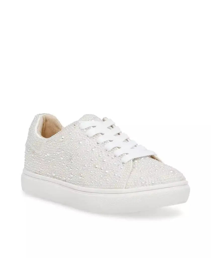 Betsey Johnson | Little and Big Girls Sidny Rhinestone Sneakers