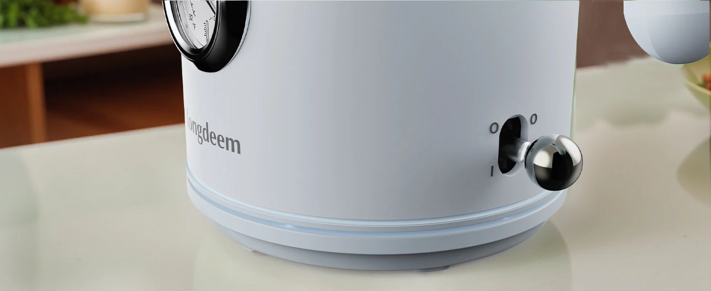 1L Small Electric Kettles Stainless Steel, Portable Travel Mini Hot Water Boiler Heater, Cool Touch Teapot, Auto Shut-Off, Blue