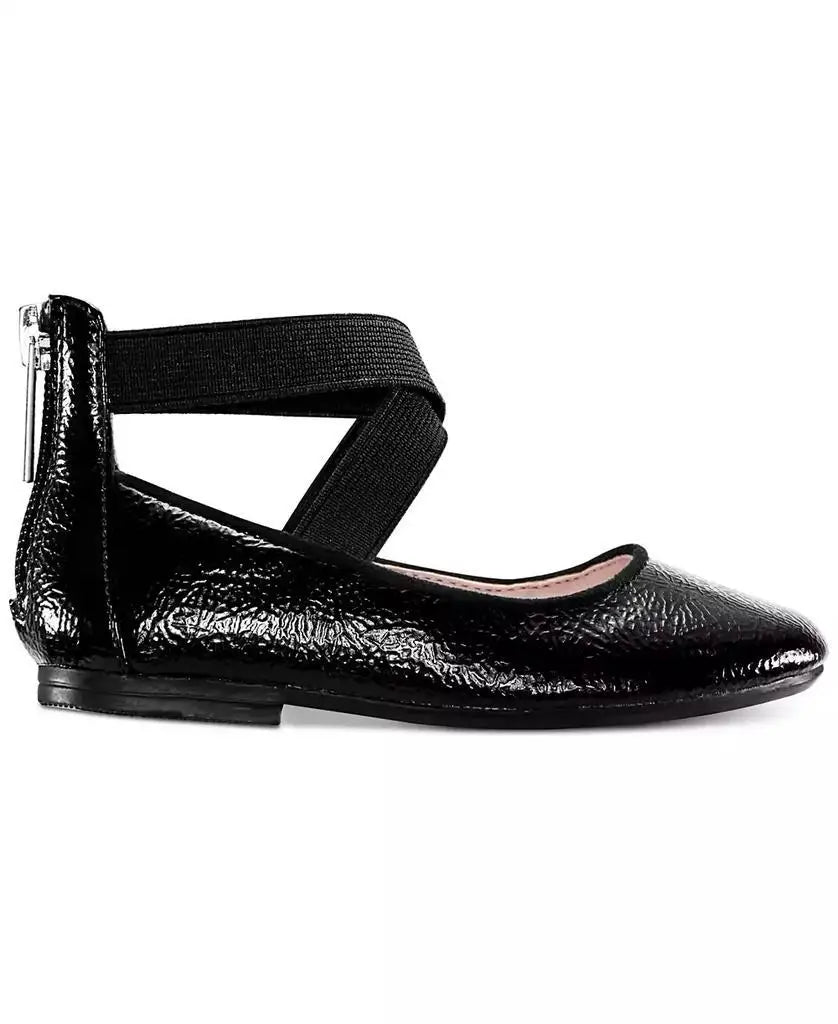 Nina | Little Girls Marissa Crisscross Ankle Strap Ballet Flat