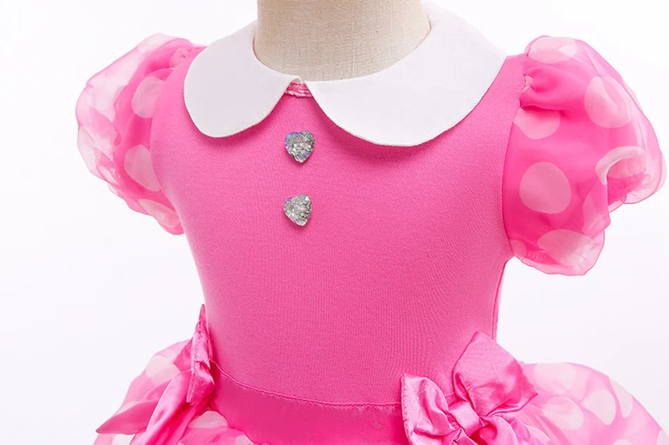 Little Girl Crawling Clothes Disney Movie Princess Role-playing Costume Baby Cute Cotton Jumpsuit Toddlers Birthday Dress