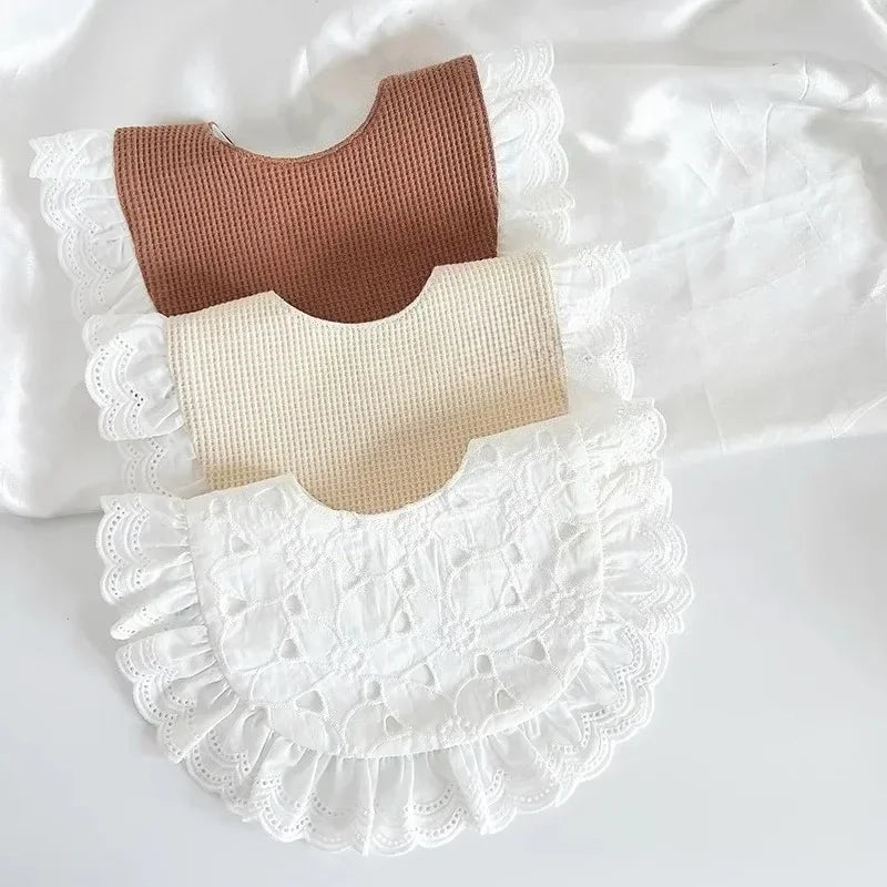 INS-style Cotton Bib for Babies U-shaped Waterproof Drool Cloth Spit-up Cloth Baby Accessories Child Care Drool Towel Baby Stuff