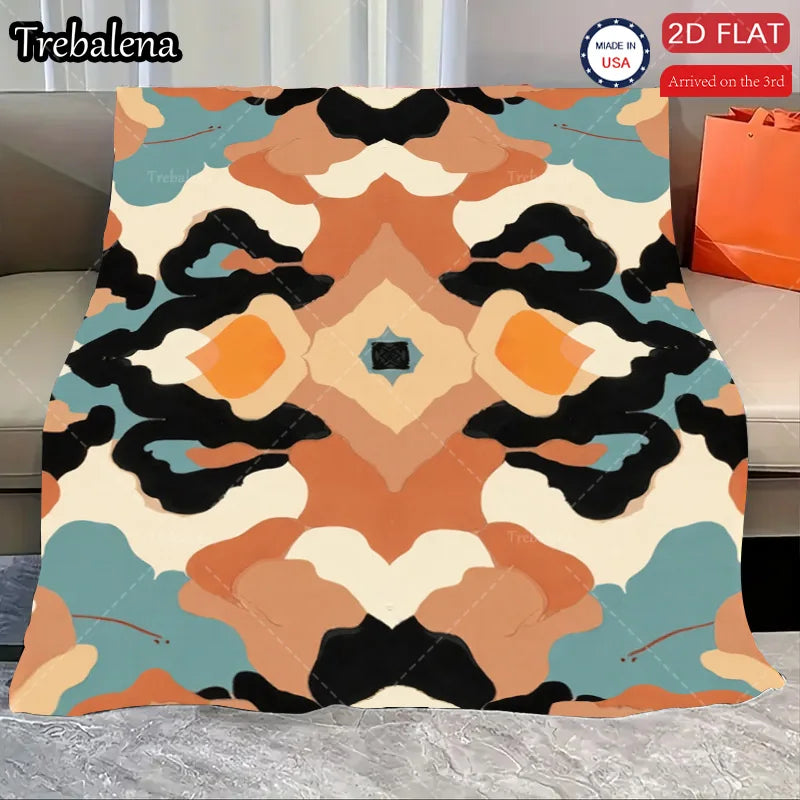 Flannel Blanket-Soft Lightweight All-season Lion Face Print Soft Baby Blanket for Boys Girls Newborns Warm Cozy