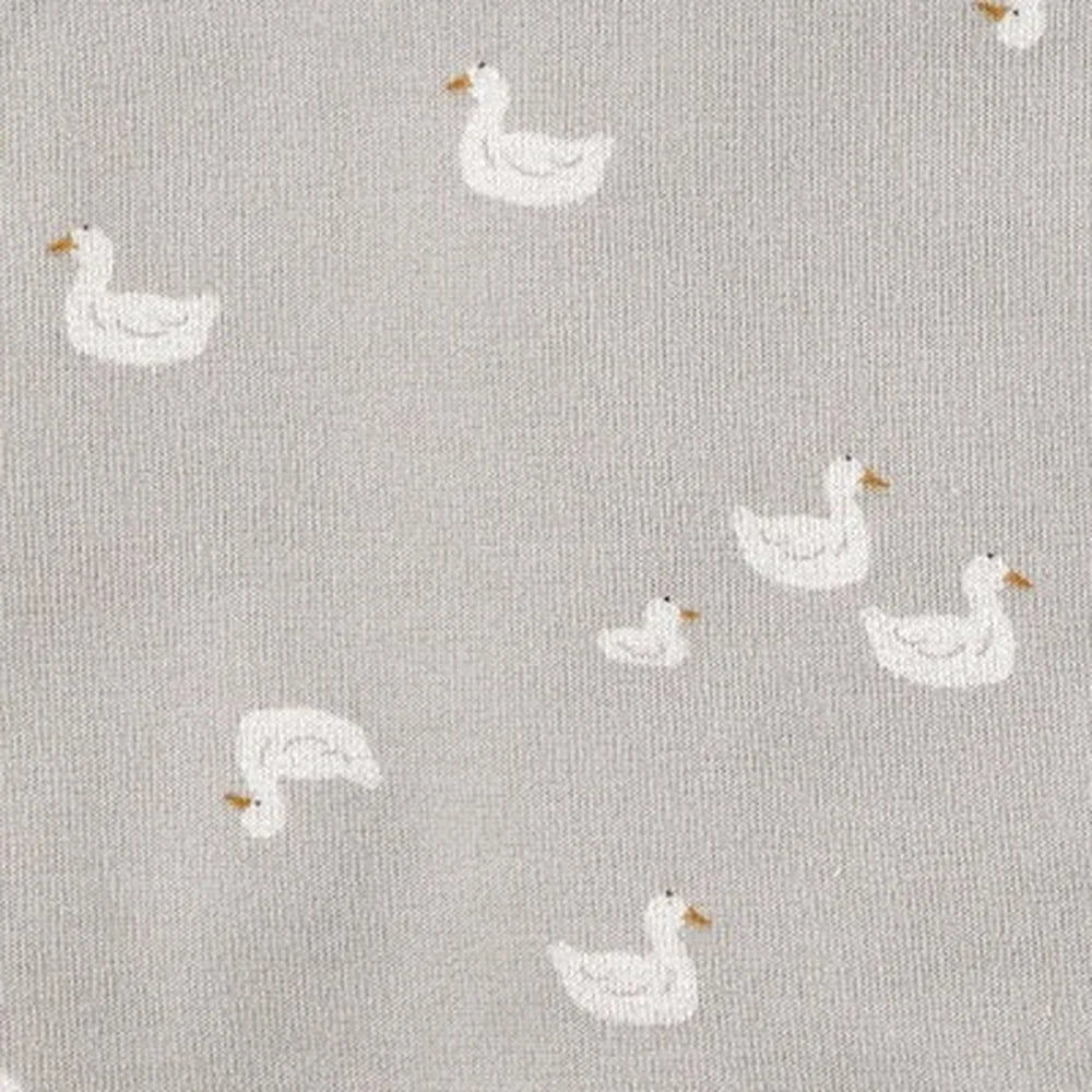 Baby Hooded Towel Set 2pk Cotton Polyester Terry Bath Towels Animal Print Duck Face Machine Washable Gift Set
