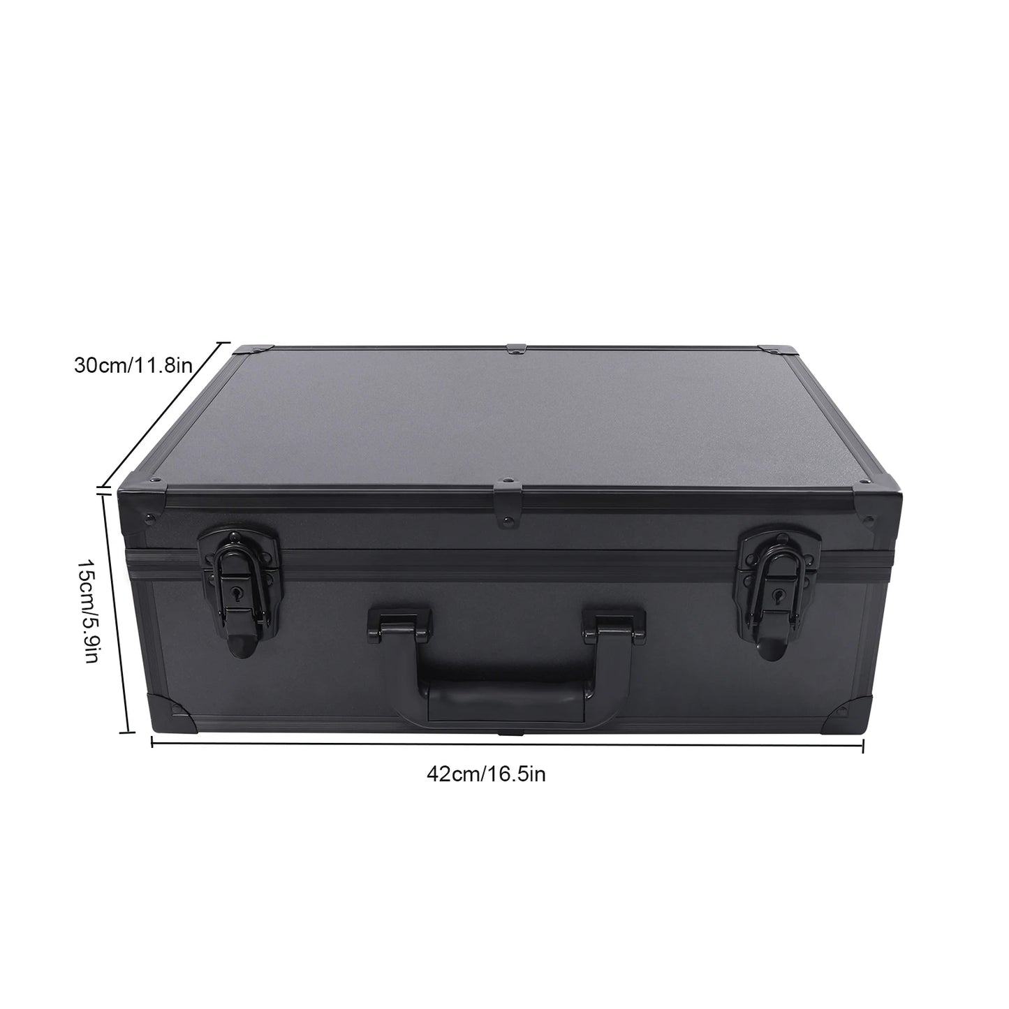 Travel Makeup Train Case Cosmetic Bag Makeup Bag Mirror LED Light Black