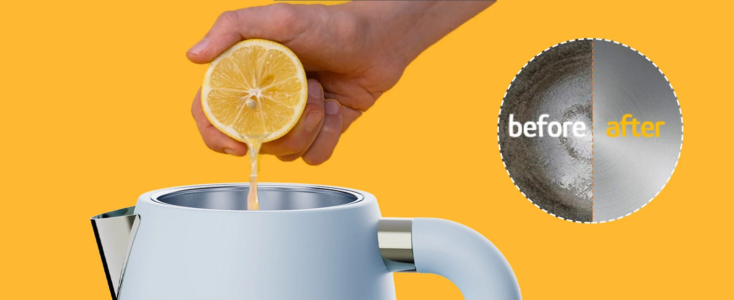 1L Small Electric Kettles Stainless Steel, Portable Travel Mini Hot Water Boiler Heater, Cool Touch Teapot, Auto Shut-Off, Blue