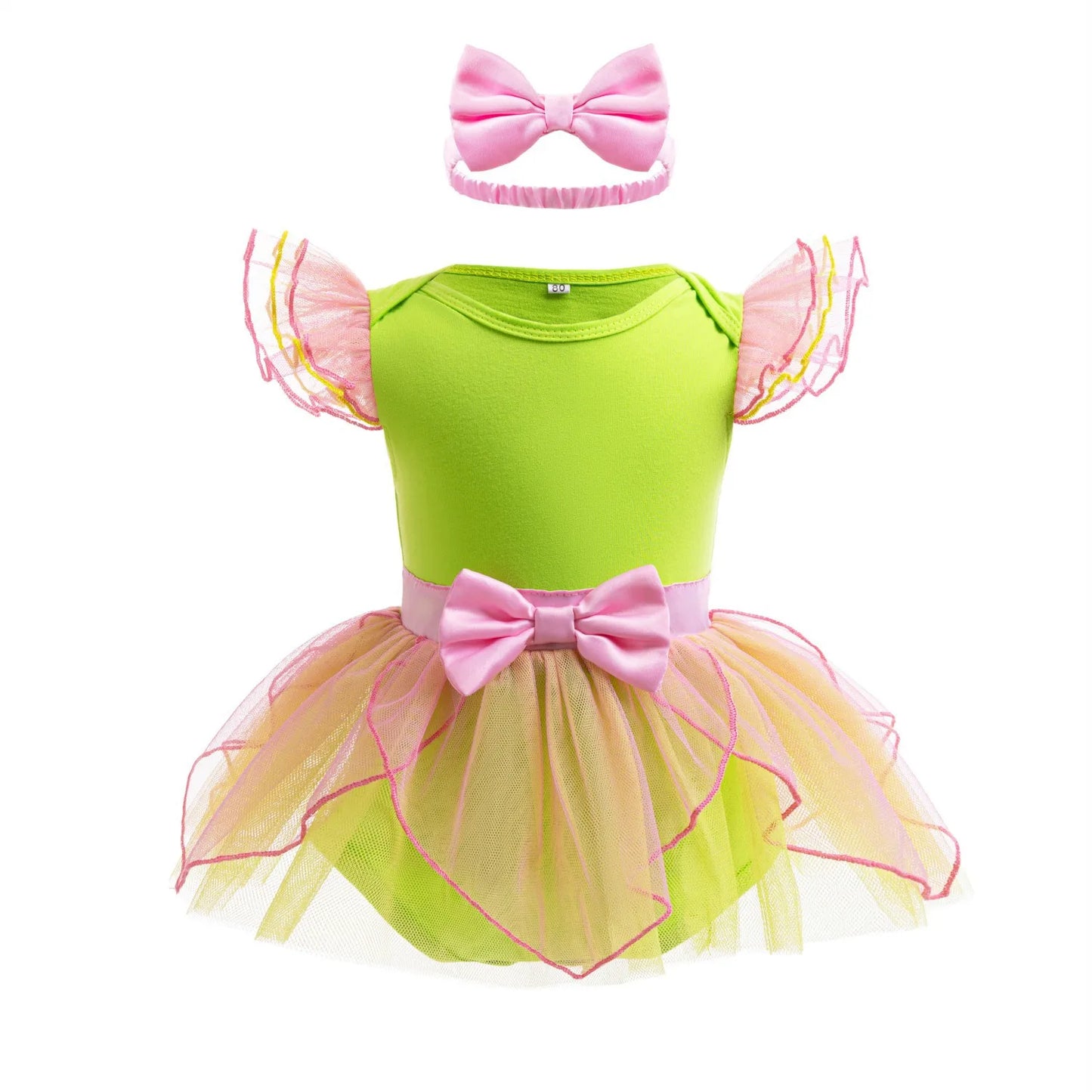 Little Girl Crawling Clothes Disney Movie Princess Role-playing Costume Baby Cute Cotton Jumpsuit Toddlers Birthday Dress