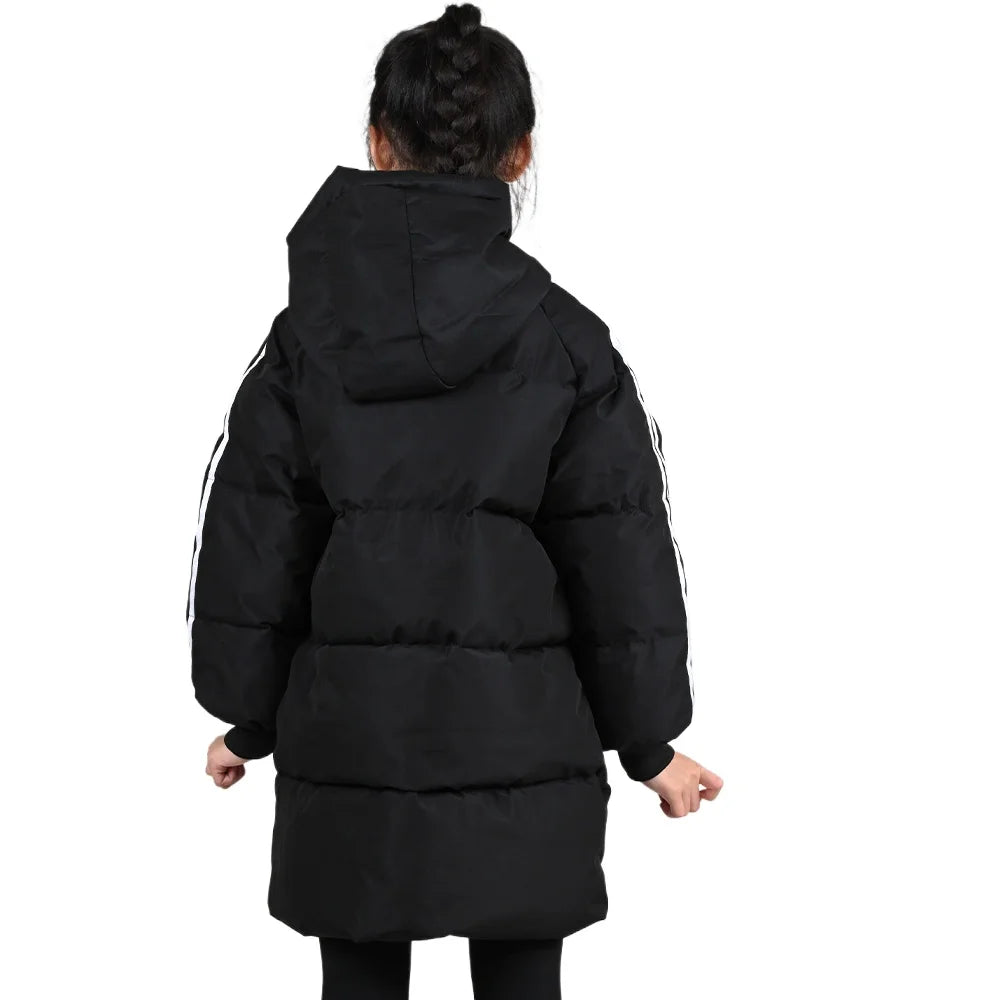 New Winter are Thickened Winter Girls Jacket and Coat Parka Boys Jacket The Medium Length Children's cotton padded clothes for