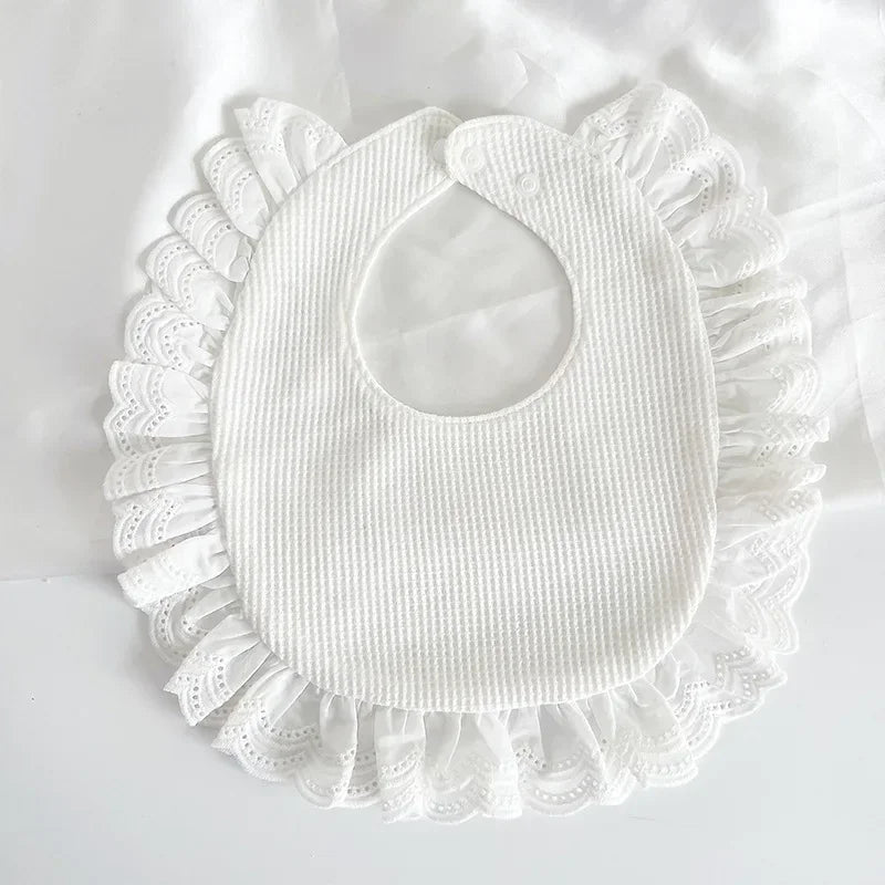 INS-style Cotton Bib for Babies U-shaped Waterproof Drool Cloth Spit-up Cloth Baby Accessories Child Care Drool Towel Baby Stuff