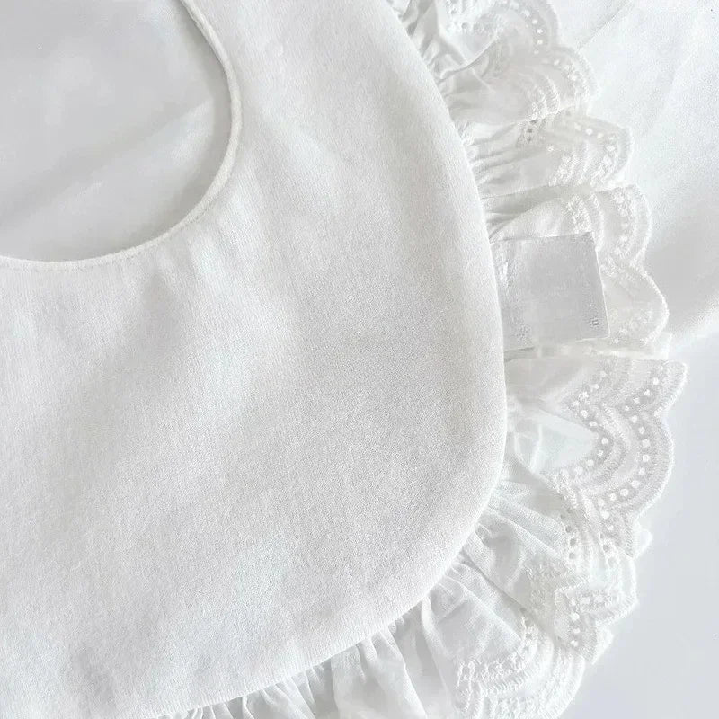 INS-style Cotton Bib for Babies U-shaped Waterproof Drool Cloth Spit-up Cloth Baby Accessories Child Care Drool Towel Baby Stuff