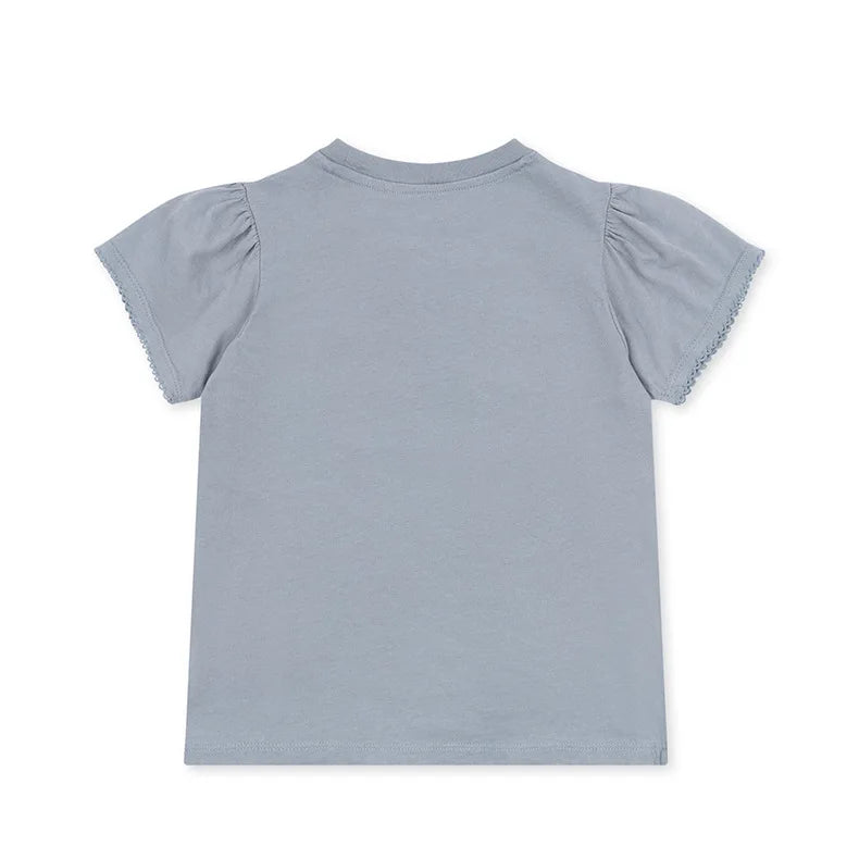2025 Summer KS Children's Clothing Baby Girls Cartoon Swan Short Sleeve T Shirts Suits Boys Gorilla Bottom T-shirt Kids Home Set