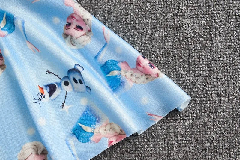 2-13 years Disney Frozen Elsa Girls Clothes Swimsuit Swimsuit Fashion Kids Swimwear Dress And Hat For Children Unicorn