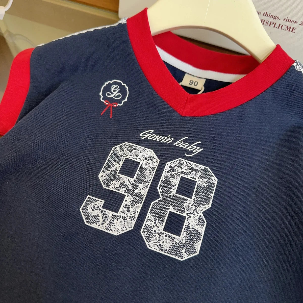 Baby Girls Sets Summer New Children Letter Printed Suits Toddler Short-sleeved T-shirt+Fashion Skirt 2Pcs Outfits Kids Clothes