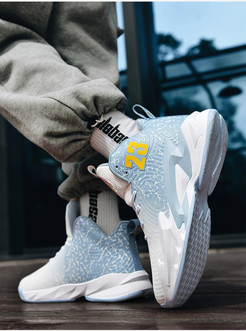 Basketball Shoes Breathable Non Slip Outdoor Fashion Unisex Sneakers