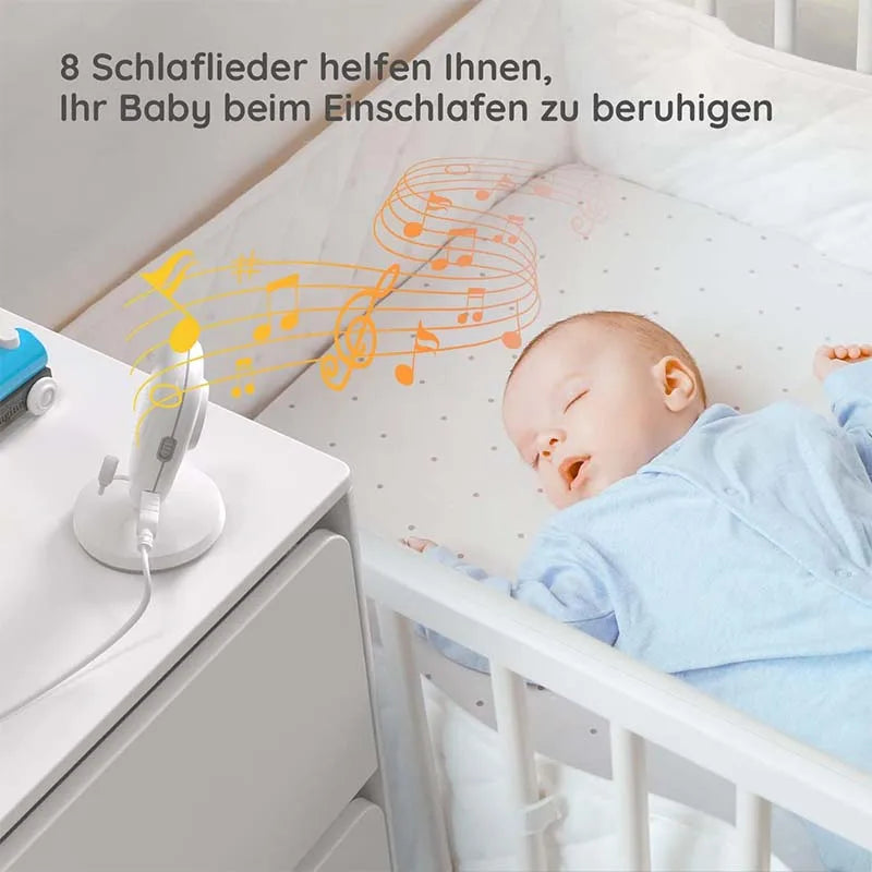 Boifun 3.2 Inch Digital LCD Screen Wireless Baby Monitor with Camera, Surveillance with VOX, Night Vision,Temperature Monitor