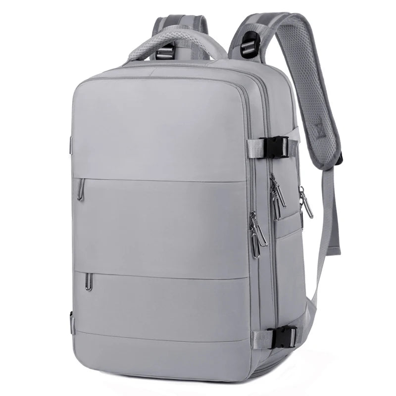 Large Capacity Backpack Carry On Luggage Travel Bags with USB Charging Port Waterproof Laptop Bag for Outdoor Hiking Climbing