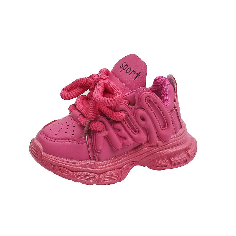 Kids Sports Shoes Children Casual Running Shoes for Boys Girls Air Mesh Breathable Fashion Sneakers Spring Summer Anti-skid Soft