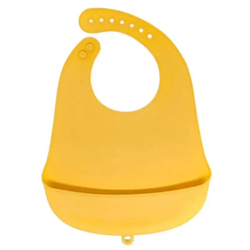 Silicone Baby Eating Bibs Easy to Clean Baby Bibs Drooling Towel Waterproof Children Silicone Bibs