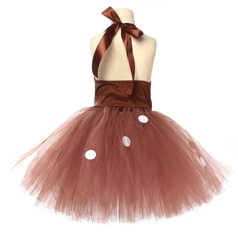 Reindeer Christmas Costume Kids Darling Reindeer Animal Costume For Girls Christmas Costume Dress Birthday Gift For Girls