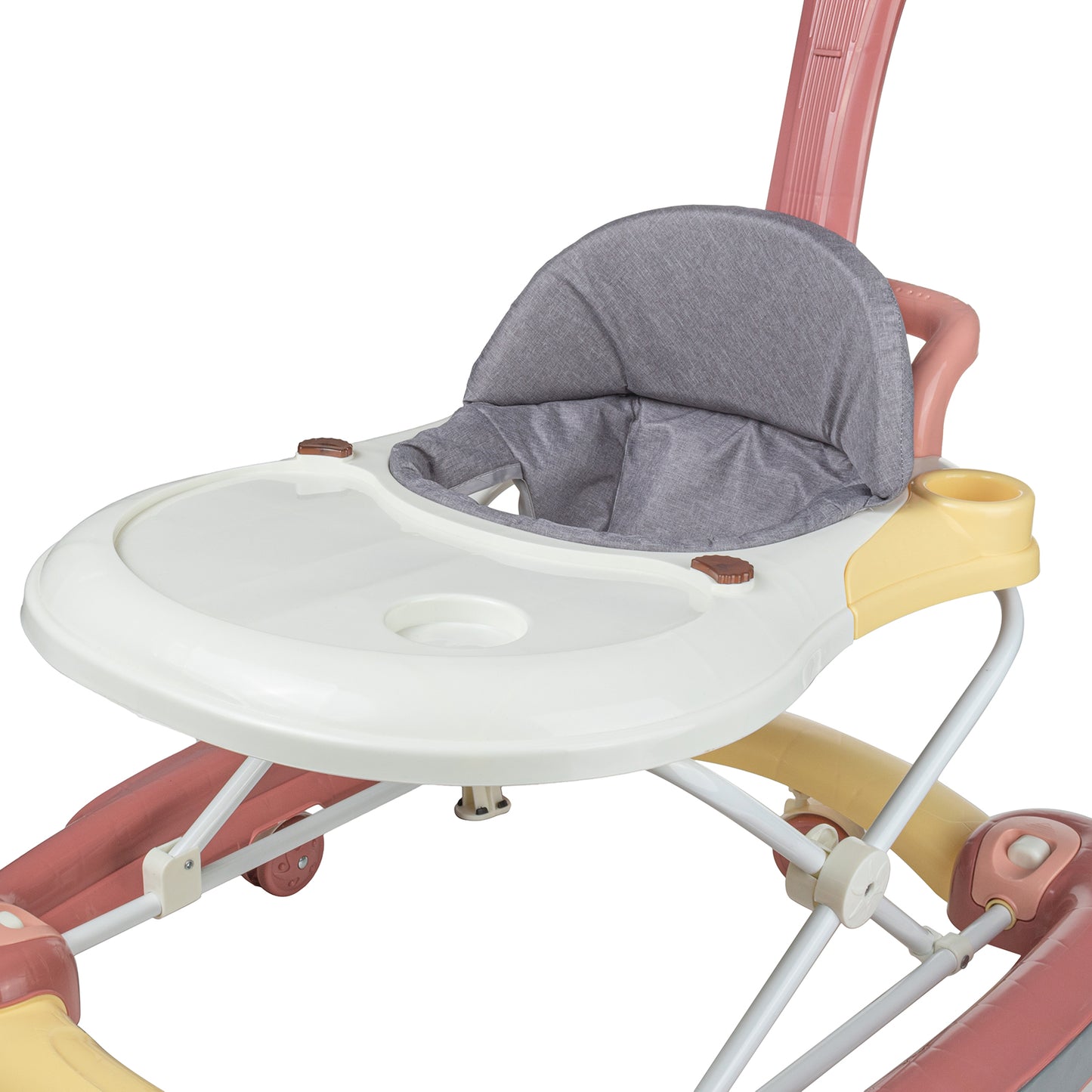 Foldable Baby Walkers With Universal Wheel Multifunction Anti-Roll Anti O-Leg Walker Handcart Learning Start Walker