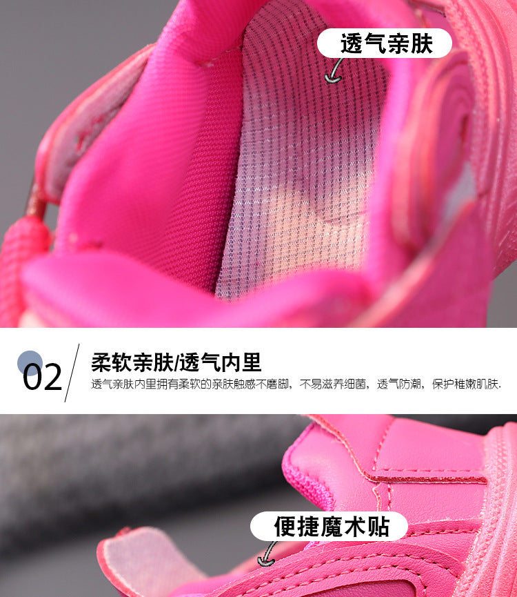 Kids Sports Shoes Children Casual Running Shoes for Boys Girls Air Mesh Breathable Fashion Sneakers Spring Summer Anti-skid Soft