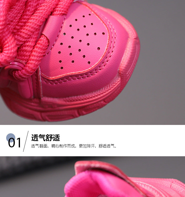 Kids Sports Shoes Children Casual Running Shoes for Boys Girls Air Mesh Breathable Fashion Sneakers Spring Summer Anti-skid Soft