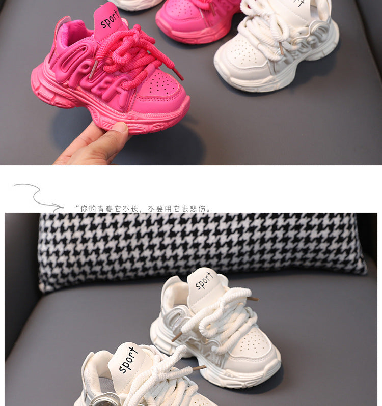 Kids Sports Shoes Children Casual Running Shoes for Boys Girls Air Mesh Breathable Fashion Sneakers Spring Summer Anti-skid Soft