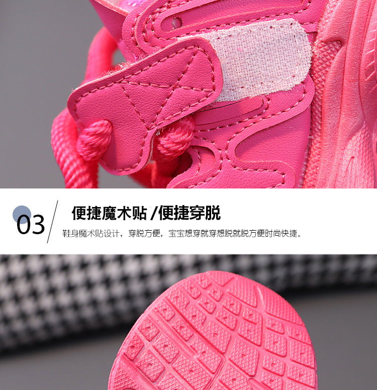 Kids Sports Shoes Children Casual Running Shoes for Boys Girls Air Mesh Breathable Fashion Sneakers Spring Summer Anti-skid Soft