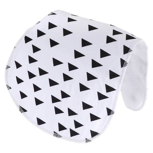 Baby Burp Cloths Nursing Towels Milk Spit Up Rags 3 Layer Soft Cotton Wide Shoulder Cover Bibs Modern Pattern Lightweight Design