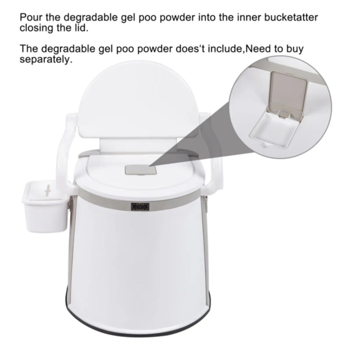 Outdoor Portable Toilet Portable Travel Toilet for Camping  Hiking Toilet Fishing Toilet Elderly Toilet Stool