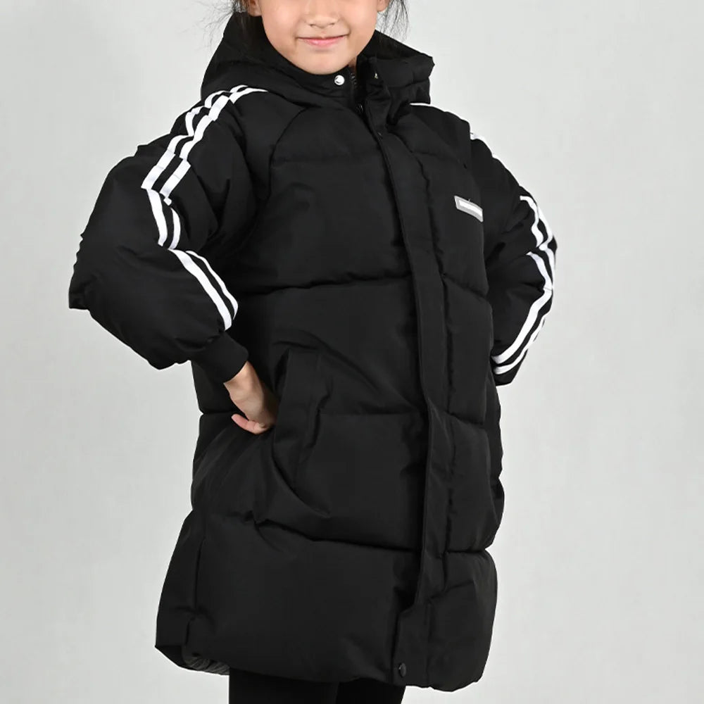 New Winter are Thickened Winter Girls Jacket and Coat Parka Boys Jacket The Medium Length Children's cotton padded clothes for