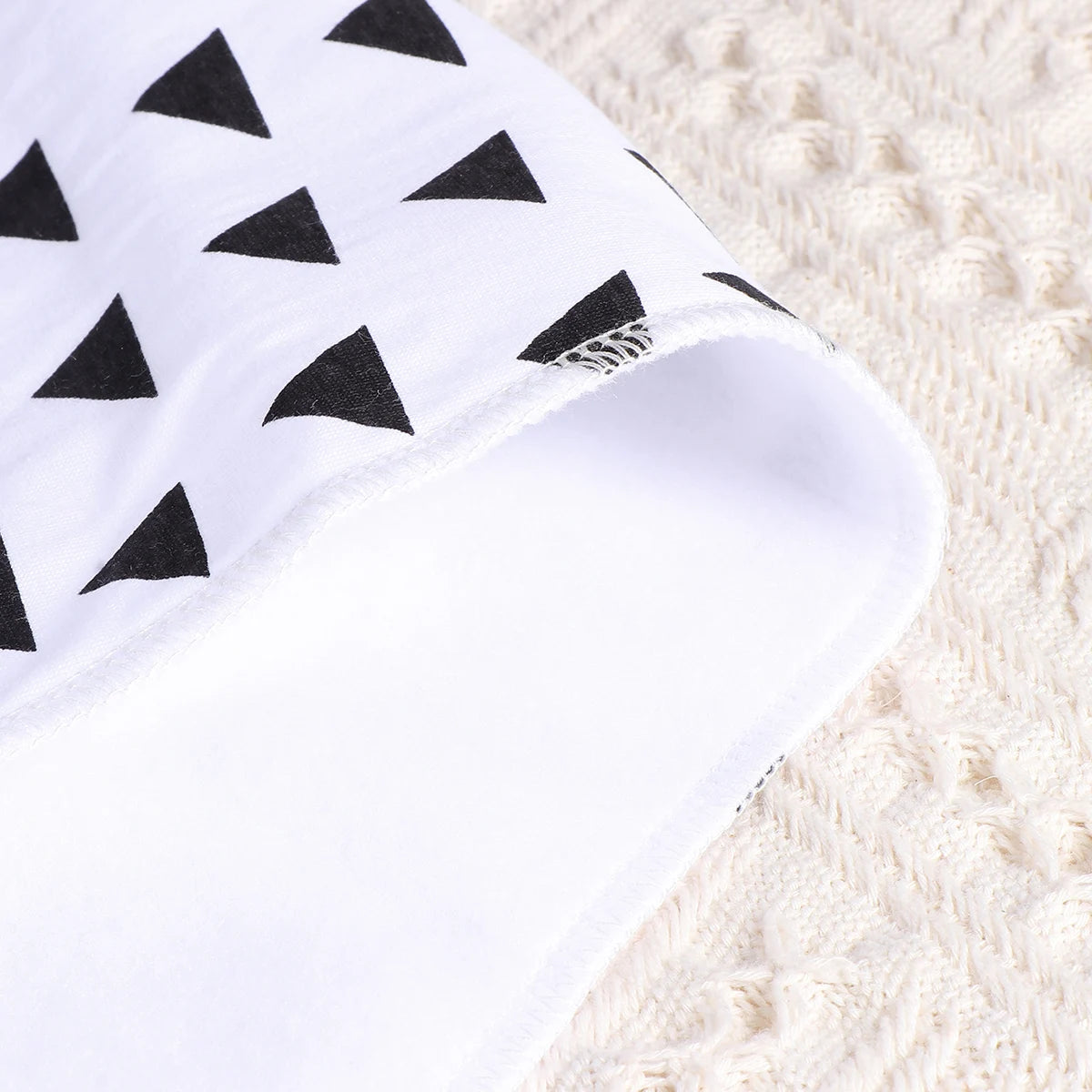 Baby Burp Cloths Nursing Towels Milk Spit Up Rags 3 Layer Soft Cotton Wide Shoulder Cover Bibs Modern Pattern Lightweight Design