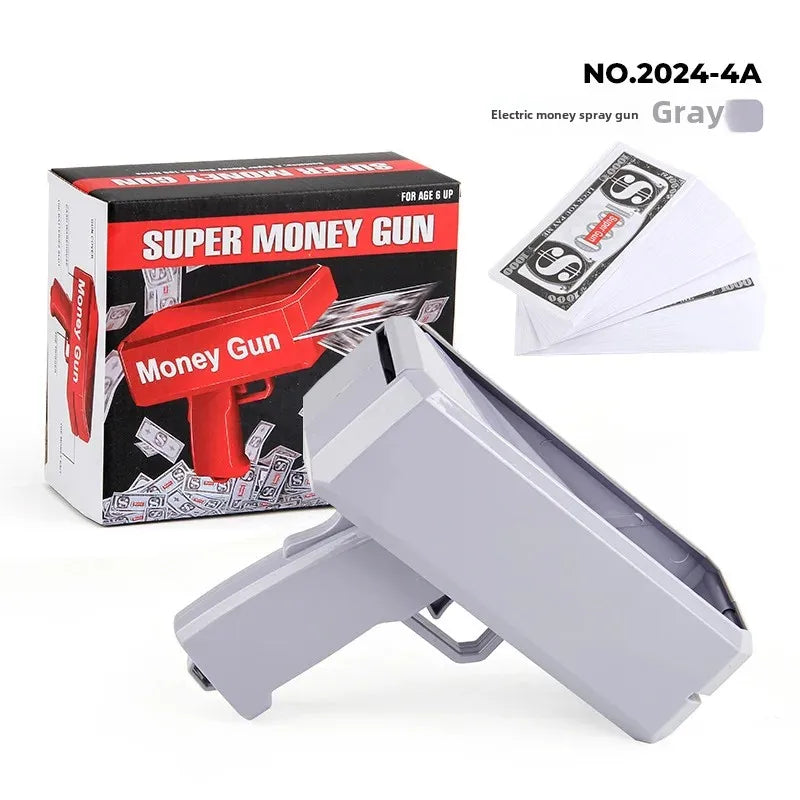 Novel Money Spray Gun Toy For Parties Weddings Gold Dollar Bill Shooter Fun Interactive Game Showers Of Cash