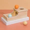 Montessori Wooden Multifunction Toys Color Spinning Coin Box Wooden Toys Children Puzzle Sensory Early Education Game Toys Gift