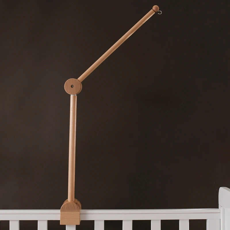 Baby Montessori Wooden Gym Frame Rattle Toys Newborn Mobile Hanging Sensory Toys Foldable Play Gym Frame Kid Holder Bracket Gift
