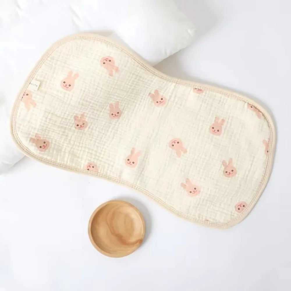 New Six-layer Gauze Newborn Baby Burp Towel Absorbent Lightweight Baby Drool Towel Waterproof Shoulder Pad