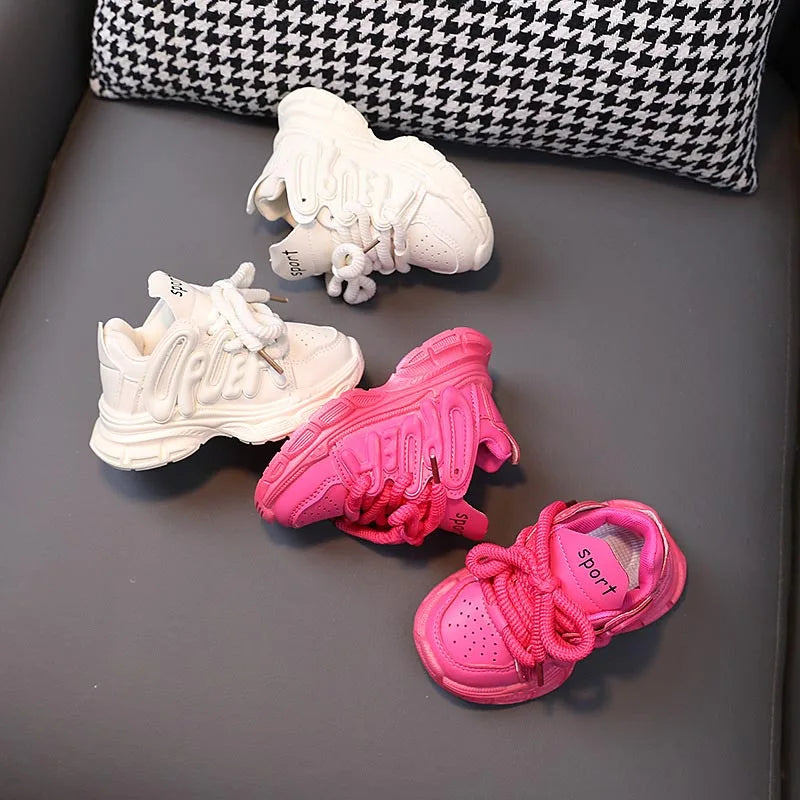 Kids Sports Shoes Children Casual Running Shoes for Boys Girls Air Mesh Breathable Fashion Sneakers Spring Summer Anti-skid Soft