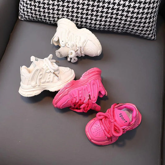 Kids Sports Shoes Children Casual Running Shoes for Boys Girls Air Mesh Breathable Fashion Sneakers Spring Summer Anti-skid Soft