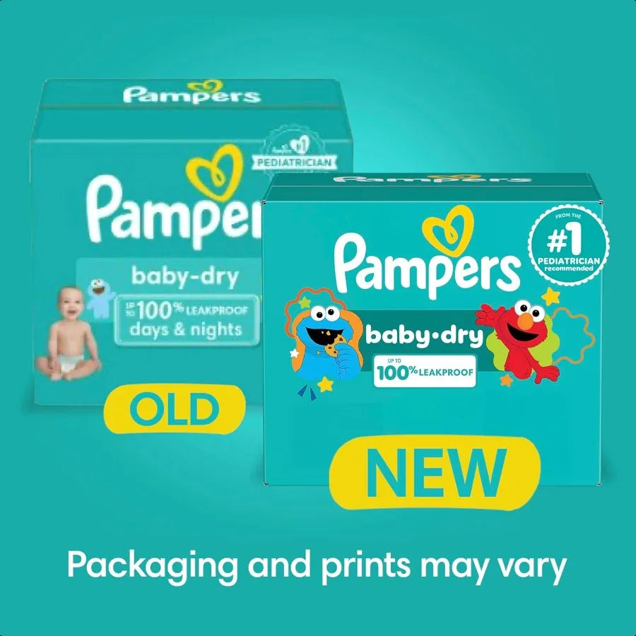 Pampers Diapers Baby Dry Size 1 120 Count Absorbent  Infant Diaper Packaging May Vary
